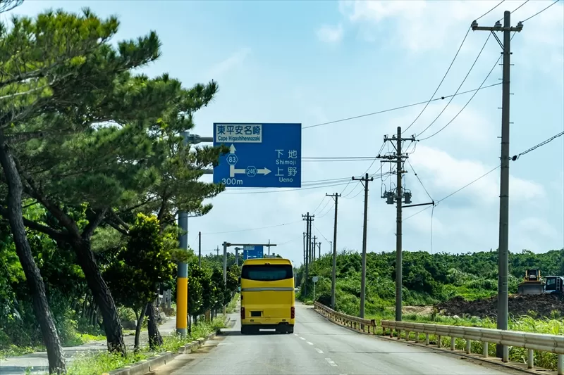 宮古島を走るバス